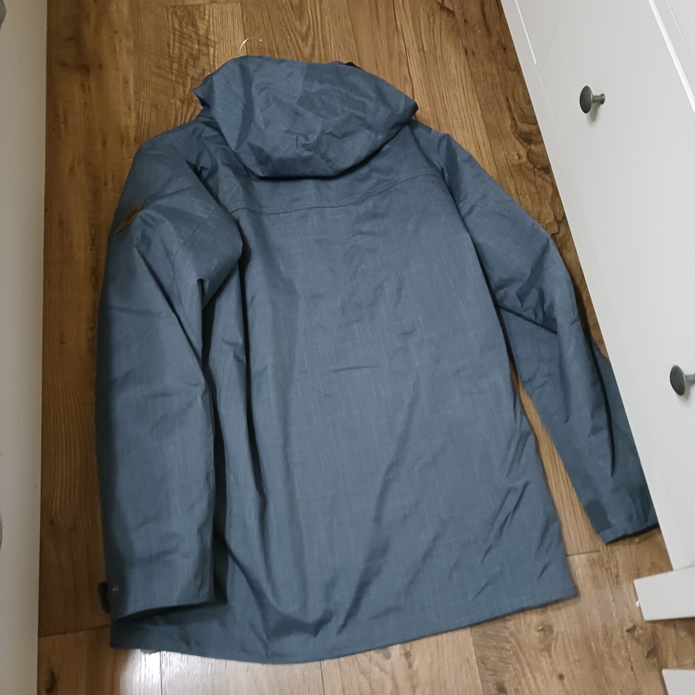Men's Blue Windbreaker Jacket - Picture 3 of 4
